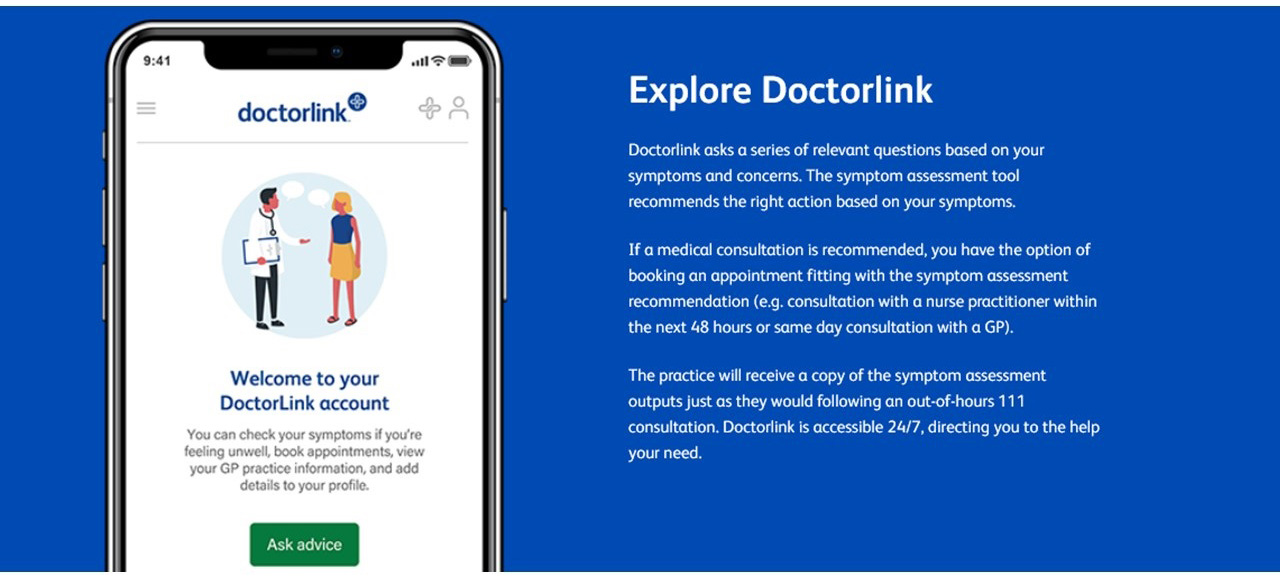 image of doctorlink app